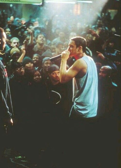 8 mile. ❤ #rabbit #eminem 90s Rap Aesthetic, Eminem Style, Eminem Poster, Marshall Eminem, Eminem Wallpapers, Eminem Quotes, Eminem Rap, 8 Mile, Eminem Slim Shady