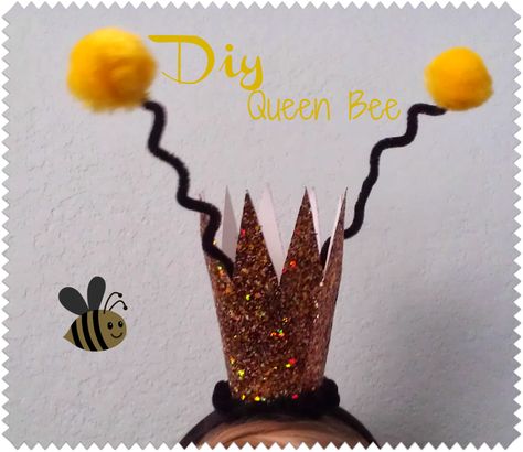 queen bee costume Queen Bee Costume Diy, Bee Costume Diy, Queen Bee Costume, Bee Crown, Bee Things, Bee Makeup, Destination Imagination, Bee Themed Classroom, Bee Classroom