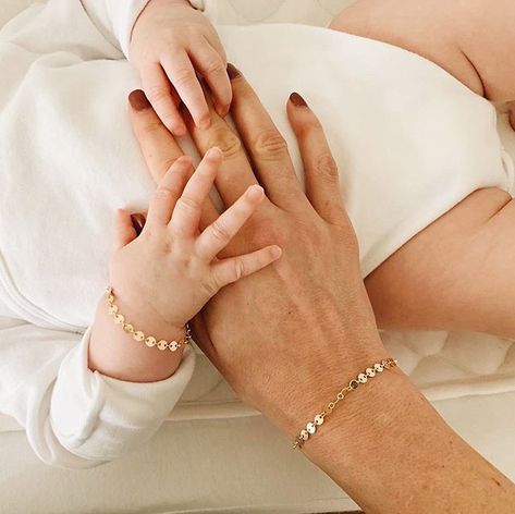 “For all the things my hands have held the best by far is you.” @hannah_shelby Mothers Day Shoot, Made By Mary, Stamped Bracelet, Coin Bracelet, Stylish Bracelet, Minimalist Bracelet, Dainty Bracelets, Braided Bracelets, Dainty Jewelry