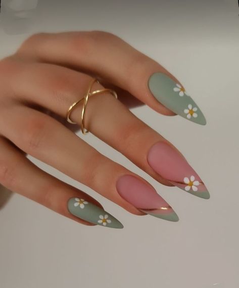 Do It Yourself Nails, Nails Yellow, Work Nails, Casual Nails, Cat Kuku, Fabulous Nails, Floral Nails, Dope Nails, Creative Nails