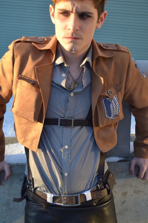 Jonah Scott as Jean Kirschstein from Attack on Titan Jonah Scott, Aot Cosplay, Jean Kirschtein, Bring Me To Life, Film Story, Snk Cosplay, Epic Cosplay, Fantasy Comics, Amazing Cosplay