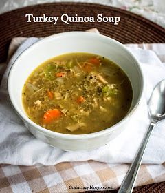 Turkey Quinoa Soup, Quinoa Soup Recipes, Slow Cooker Quinoa, Turkey Quinoa, Turkey Noodle Soup, Turkey Soup Recipe, Quinoa Soup, Vegetable Quinoa, Healthy Bowls Recipes