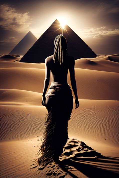 Read "Queen of Deserts" by Rasheek Rasool published on Vocal's Horror community. Egyptian Queen Tattoos, Egyptian Goddess Art, Egypt Queen, Starověký Egypt, Queen Drawing, Desert Sahara, Queen Cleopatra, Ancient Queen, Egyptian Women