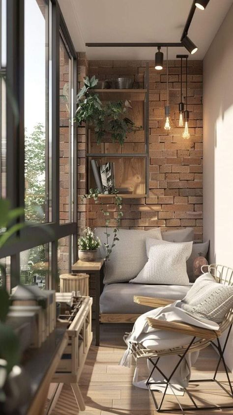 Balcony Transformation, Balcony Decorating Ideas, Peaceful Interior, Cozy Balcony, Quiet Morning, Modern Balcony, Minimalist Apartment Style, Minimalist Interior Style, Clean Look