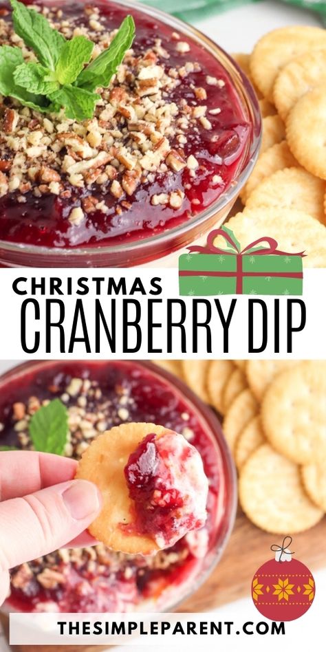 Cranberry Dip With Cream Cheese, Cranberry Dipping Sauce Recipe, Holiday Dips And Appetizers Christmas, Easy Cranberry Cream Cheese Dip, Cranberry Dip Cream Cheese, Cranberry Relish Recipes, Christmas Dips And Appetizers, Dip Recipies, Cranberry Dip Recipes