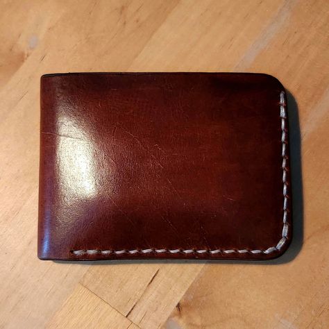 There are a lot of fancy new types of wallets these days, but none of them have ever spoken to me the way a simple traditional bi-fold wallet does. There's a reason men have been carrying these things for centuries. This hand-made full-grain leather wallet comes in a variety of colours, but the timber brown is my personal favourite. If you're interested in purchasing one check the link in my bio. . . . . . . . . . #leatherwallet #fullgrainleather #leathergoods #leathercraft #bifoldwallet ... Classic Handmade Brown Trifold Wallet, Hand-stitched Leather Trifold Wallet, Artisan Hand-tooled Wallets For Everyday Use, Brown Leather Trifold Wallet Hand-stitched, Full Grain Leather Wallet, Brown Leather-lined Trifold Wallet, Full Grain Leather, Leather Craft, Leather Wallet