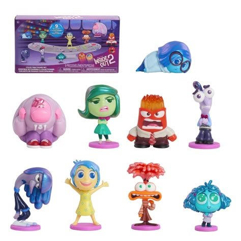 Disney and Pixar Inside Out 2 Collectible Figure Set - Just Play | Toys for Kids of All Ages Inside Out Toys, Toy Story Figures, Disney Princess Funny, Inside Out Characters, Quran Wallpaper, Disney Inside Out, Happy Meal Toys, Play Toys, Disney Toys