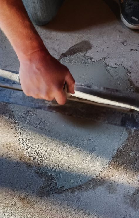 Fix Cracked Concrete, Concrete Floor Repair, Concrete Bags, Concrete Repair, Stone Wall Panels, Cedar Roof, House Updates, Concrete Steps, Concrete Floor