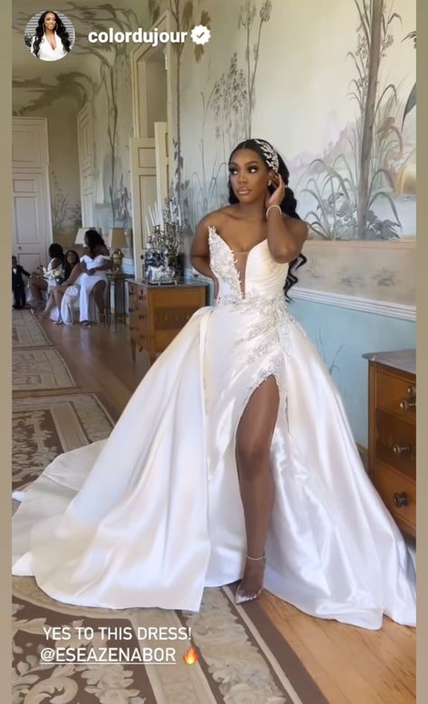 Black Brides Wedding Dresses, Destination Wedding Dress Black Women, Big Wedding Dresses Black Women, Bridal Dress Black Women, Wedding Gown Black Women, Bridal Gowns Black Women, After Party Wedding Dress Black Women, Cream Wedding Dress Black Women, Wedding Dresses With Sleeves Black Woman