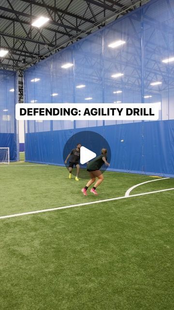 RC Performance Training, LLC on Instagram: "Quick agility drill for an outside back early in their offseason. Defending on an island without the strain of a real 1v1 duel. Be ready for a touch inside or a push down the line. Acceleration, deceleration, and change of direction, with minimal risk of injury. Get better, stay healthy, repeat. Will progress these drills as we get closer & closer to the season. #soccer #football #soccertraining #soccerdrills #rcperformancetraining" Speed Training For Soccer, Defending Drills Soccer, Soccer Agility Workouts, 10u Soccer Drills, Defense Soccer Drills, Soccer Agility Drills, Goalie Drills Soccer, Soccer Defense Drills, Defensive Soccer Drills