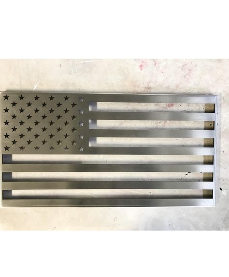 Metal Sun Wall Art, Metal American Flag, American Flag Wall Decor, Gym Garage, Flag Wall Decor, American Flag Art, Glow Forge, American Flag Wall, American Flag Decor