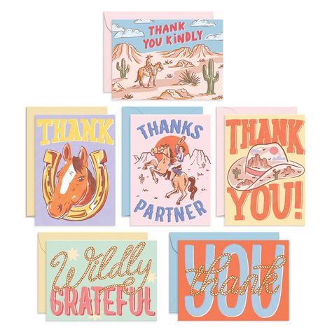 PRICES MAY VARY. Express Thanks with Personality — These unique thank you cards come in 6 crackin' designs. Coordinate your thank you card with a choice of 3 colored envelopes in blue, pink, and yellow. Craft a personalized ‘thanks’ for every recipient Strengthen Your Relationships — Deliver a message of your gratitude and goodwill with a handwritten note. This thank you card set is suitable for your colleagues, teachers and business relations. Exhibit your attention to detail and stand out from Greeting Cards For Friends, Thank You Card Art, Verse Cards, Thank You Business Cards, Post Card, Thank You Card, Handmade Thank You Cards, Easy Writing, Business Thank You Cards