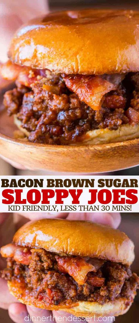 Bacon Cheeseburger Sloppy Joes, Copycat Sandwich, Sloppy Joes Dinner, Cheeseburger Sloppy Joes, Easy Skillet Dinner, Garlic Brown Sugar Chicken, Skillet Dinner Recipes, Cheese Dinner, Brown Sugar Bacon