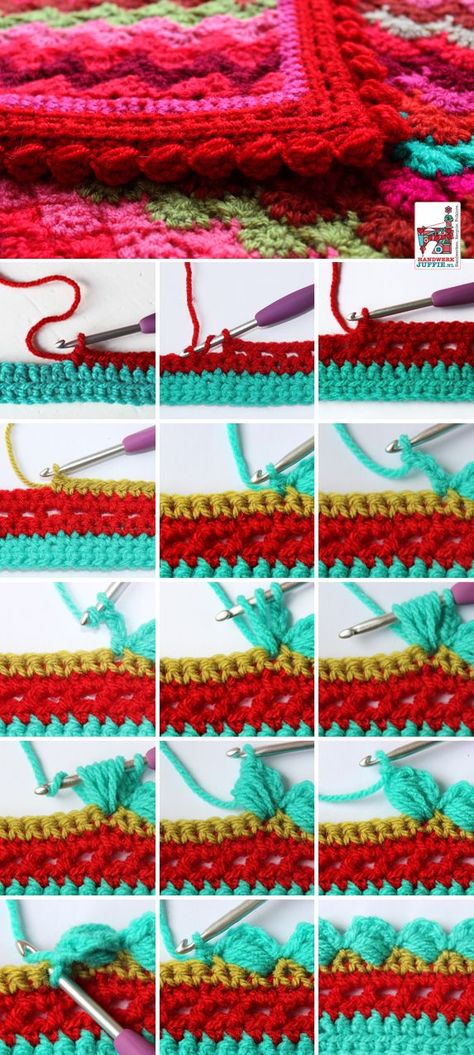 Crochet Edging Tutorial, Pattern Symbols, Crochet Edging Pattern, Crochet Blanket Border, Crochet Edge, Crochet Edging Patterns, Crochet Pouch, Easy Crochet Projects, Manta Crochet