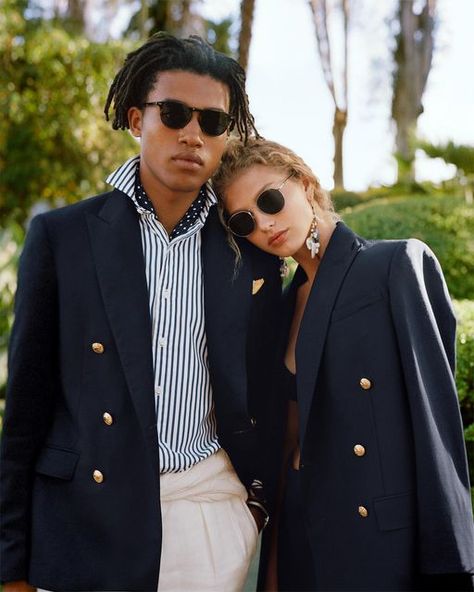 Ralph Lauren Aesthetic, Future Outfit, Old Money Style, Ralph Lauren Women, Aesthetic Women, Ralph Lauren Collection, Couple Outfits, Spring 2023, Double Breasted Blazer