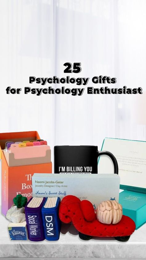 Psychology enthusiasts will definitely love to have things that are related to their favorite subject. If you know someone who loves Psychology so much, you might want to give that person a special psychology gift to them. Let’s start your search for the best gift for a special psychology enthusiast in your life! To start with the search, it would be best for your to check out the following list of 25 most recommended psychology gifts that we have curated for you. Gifts For Psychiatrist, Gifts For Psychology Majors, Psychology Decoration Ideas, Gift Ideas For Therapists, Therapist Gifts Mental Health, Psychology Gifts Ideas, Gifts For Psychologists, Gift For Psychologist, School Psychologist Gifts