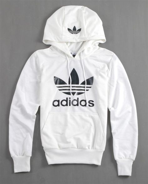 Adidas Shoes Outfit, Adidas Women Fashion, Mode Adidas, Look Adidas, Adidas Sweater, Adidas Outfit, Adidas Hoodie, Hooded Tops, Fashion Mode