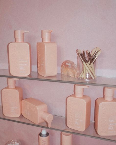 We're just obsessed with the @mondayhaircare packaging - how cute would these bottles look in your bathroom? 💖 With ranges designed for Volumizing, Smoothing, Moisture and Gentle for sensitive scalps - all the formulations are paraben and SLS free, meaning healthier and happier hair! ✨ Shop now - https://www.thebeautybasket.ie/collections/monday 😍 #thebeautybasket #mondayhaircare #shampoo #conditioner #hair #haircare #beauty #monday #parabenfree Monday Shampoo, Shampoo Aesthetic, Beauty Basket, Monday Haircare, Irish Beauty, Conditioner Hair, Body Fragrance, Sensitive Scalp, Inspo Pics