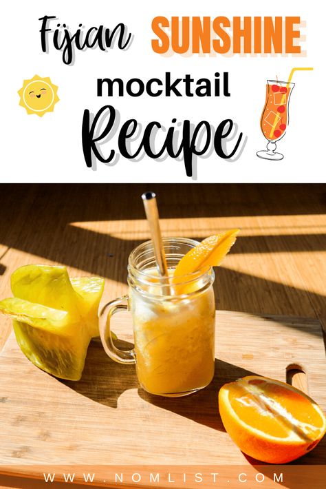 If you’re looking for a delicious way to cool down this summer without the hangover, you’re in for a treat. This tantalizing Fijian Sunshine Mocktail Recipe is the perfect way to chill out with flavor this summer.  Not only is it super tasty and hydrating, it’s also easy to make and only requires a handful of delicious ingredients which you can find at your local grocery store. Also, feel free to mix and match for even more flavorful fun. #mocktail #summer #sunshine #smoothie #recipes #fijiandri Sunshine Mocktail, Fun Mocktail, Sunshine Smoothie, Fijian Food, Matcha Tea Recipes, The Hangover, Best Smoothie Recipes, Local Grocery Store, Restaurant Dishes