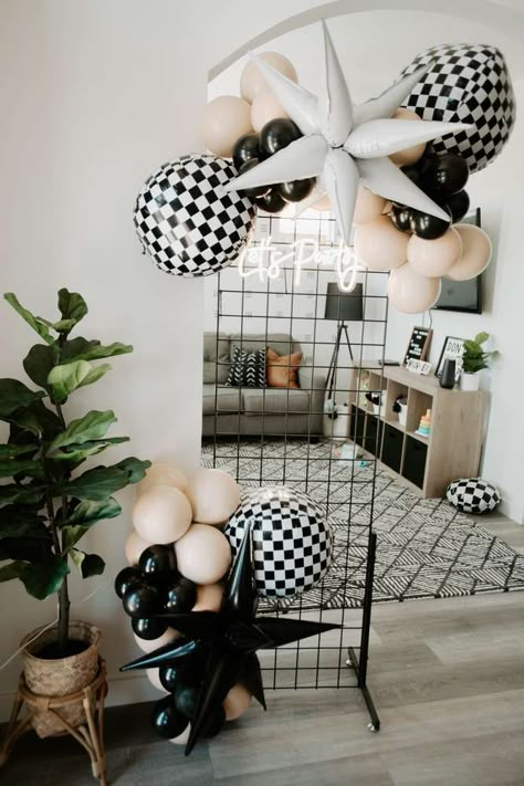 Neutral Checkered Birthday, 2 Rad Birthday, Vans Themed Baby Shower, Two Cool Birthday Party Theme, Rad Birthday Theme, Skater Birthday Party Ideas, Vans Themed Birthday Party, Mens Birthday Theme, Two Rad Birthday Party Boy