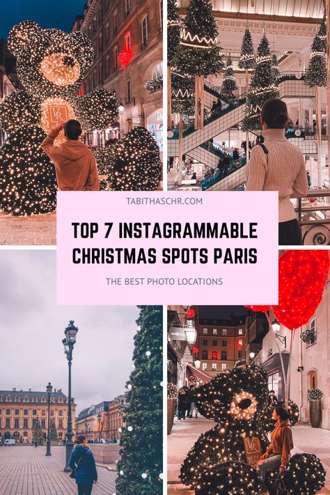 Christmas In Paris Photography, Paris During Christmas, Paris Family Photo Shoot Winter, Paris Christmas Aesthetic, Christmas In Paris Aesthetic, Photos In Paris, Paris In December, Paris Christmas, Spots In Paris