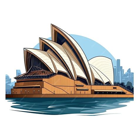 Premium Photo | Australia Sydney Opera House Sydney Opera House Drawing, Nature Sketches Pencil, Australia Drawing, Nature Sketches, Sidney Australia, Air Image, Low Poly Character, Inktober 2024, Nature Sketch