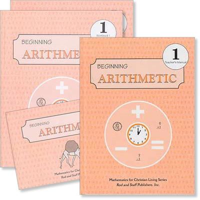 For V- (workbooks and practice sheets only) $28.   Grade 1 Math "Beginning Arithmetic" Set [3rd Ed] Classical Homeschooling, Grade 1 Math, Memoria Press, Rod And Staff, School 2017, Classical Education, School Plan, Homeschool Kindergarten, Homeschool Help