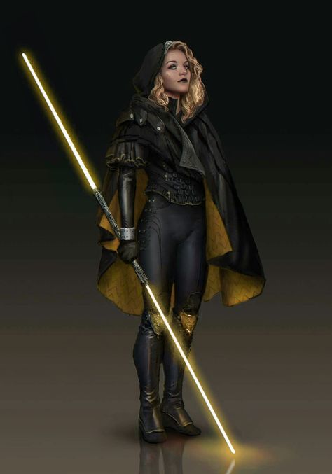 Starwars Outfits Women, Cool Jedi Outfits, Star Wars Armor Female, Star Wars Character Inspiration, Female Jedi Concept Art, Jedi Armor Female, Star Wars Jedi Oc Art, Star Wars Oc Cosplay, Jedi Oc Outfit