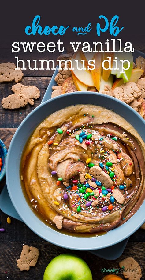 Hummus Dessert, Snickerdoodle Desserts, Dessert Hummus Recipe, Dip Dessert, Creamy Chocolate Dessert, Vanilla Dessert, Dip Party, Chocolate Hummus, Hummus Recipes