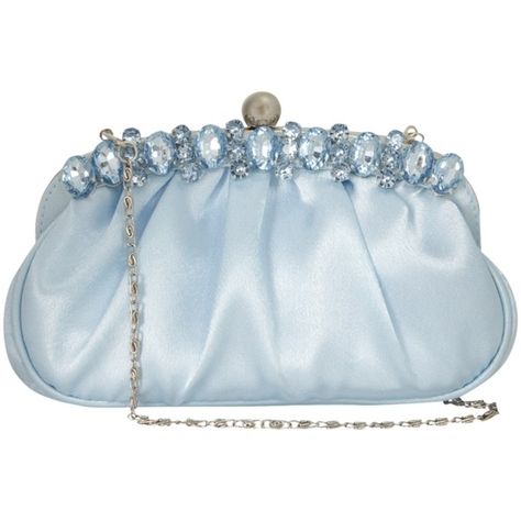 CC Satin Covered Clutch Handbag, Ice Blue ($48) found on Polyvore Blue Clutch Purse, Colorful Clutch, Blue Clutch Bag, Blue Pantone, Prom Bag, Noble Lady, Blue Cottage, Blue Inspiration, Blue Clutch