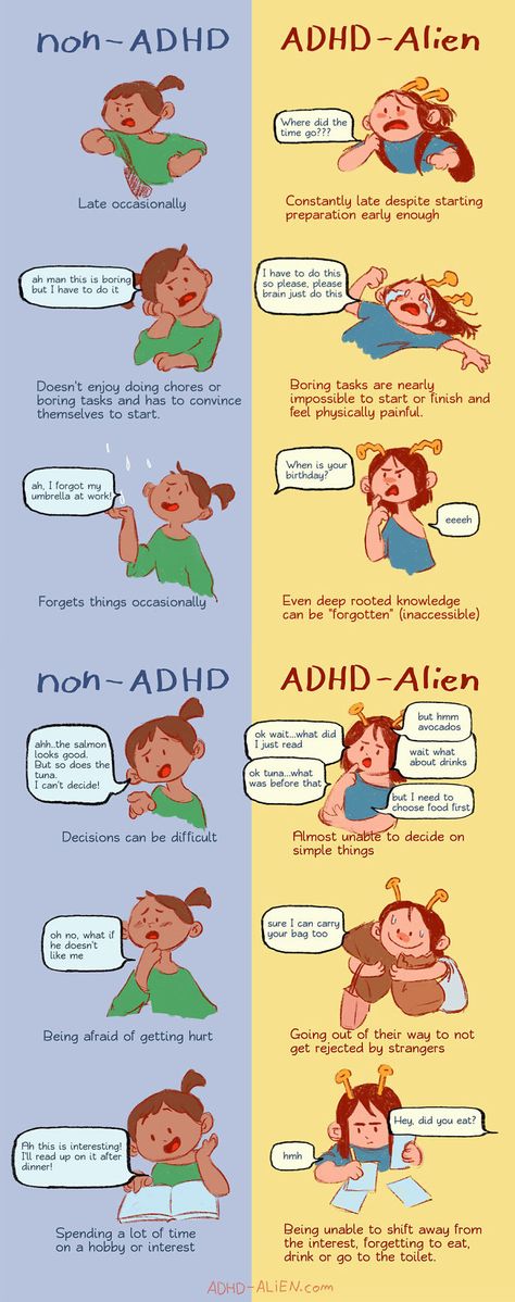 Adhd-Explaining-Alien-Comics Mental Disorder, Mental Health Facts, Mental Disorders, Mental And Emotional Health, Health Facts, A Year Ago, Health Awareness, Mental Health Awareness, Emotional Health