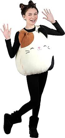 azwares Squishmallows Cam Cat Costume -Plush Animal Halloween Costume for Girls - 2 Pieces Childrens Halloween Costumes, Animal Halloween Costumes, Black And White Girl, Cat Halloween Costume, Cat Costume, Costume Themes, Cat Character, Family Halloween Costumes, Cat Plush