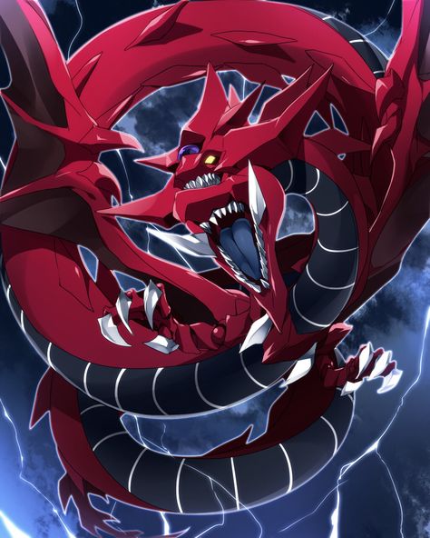 Slifer the Sky Dragon Slifer The Sky Dragon, Sky Dragon, Yugioh Dragons, Dragon Wallpaper, Dragon Wallpaper Iphone, Yugioh Monsters, Yugioh Cards, Dragon Artwork, Egyptian Gods