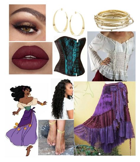 "Esmerelda" by vlburke ❤ liked on Polyvore featuring Lana and Kendra Scott Esmerelda Costume Diy, Esmeralda Couple Costume, Esmerelda Halloween Costume, Esmeralda Diy Costume, Taper Earrings, La Esmeralda Ballet Costume, Esmeralda Broadway, Bracelet Sets, Disney Bounds