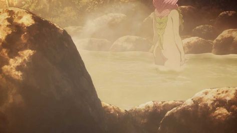 Hot Spring Anime, Demon Slayer Swordsmith Village Arc, Demon Slayer Swordsmith Village, Demon Slayer Swordsmith, Spring Anime, Swordsmith Village Arc, Swordsmith Village, Hot Spring, Hot Springs