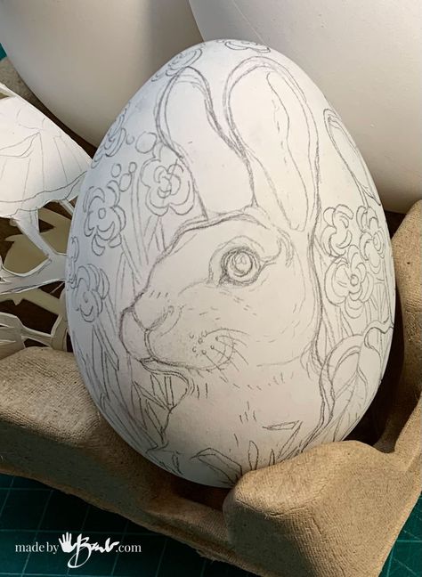 Easter Art Project, Easter Drawings, Creative Easter Eggs, Easter Paintings, Easter Egg Art, Carved Eggs, Easter Tree Decorations, Easter Egg Designs, Easter Egg Crafts