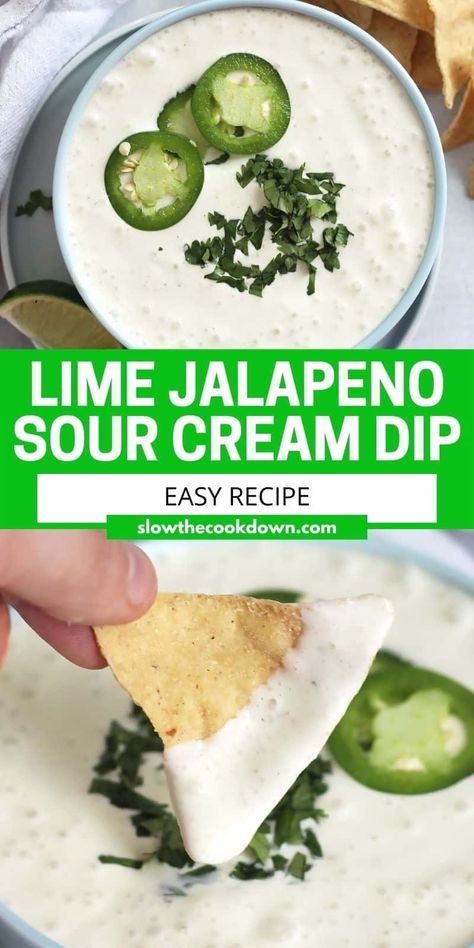 Jalapeno Sour Cream Dip, Sour Cream Dip For Tortilla Chips, Sour Cream Jalapeno Dip, Jalapeno Chip Dip, Jalapeño Sour Cream Dip, Sour Cream Mexican Dip, Jalapeno Sour Cream Sauce, Candied Jalapeno Dip, Sour Cream Dip Recipes