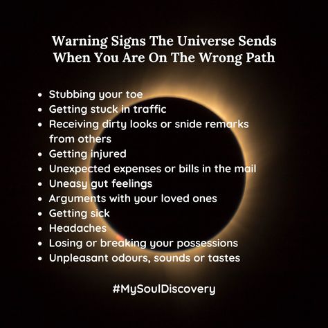 Signs From The Universe Quotes Love, Universe Sending Signs Quotes, Signs Quotes Universe, On The Right Path, Signs From The Universe, Universe Quotes, Morning Texts, Gut Feeling, The Warning