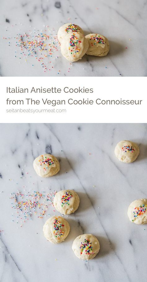 Italian Anisette Cookies, Anisette Cookies, Anise Extract, Italian Anise Cookies, Anise Cookies, Eggless Cakes, Italian Cookie, Cookie Cookbook, Vegan Cookie