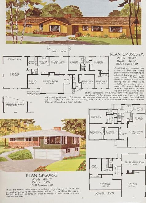 3 Bedroom Mid Century Floor Plan, Midcentury House Plans, Bedroom Mid Century, Mid Century Floor, Mid Century Remodel, Mid Century Flooring, Midcentury House, 70s House, 3 Bedroom