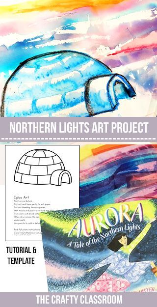 Canada ~ Northern Lights Art Project for Kids Northern Lights Art Project, Arctic Vbs, Biome Project, Expedition Unknown, Northern Lights Art, Winter Art Lesson, Art Project For Kids, Artsy Ideas, Wal Art