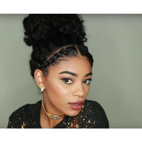 0 Really Cute Hairstyles, Hairstyle Braid, Cabello Afro Natural, Haircut Tip, Braided Top Knots, Braid Updo, Curly Hair Photos, Naturally Curly Hair, Mixed Hair