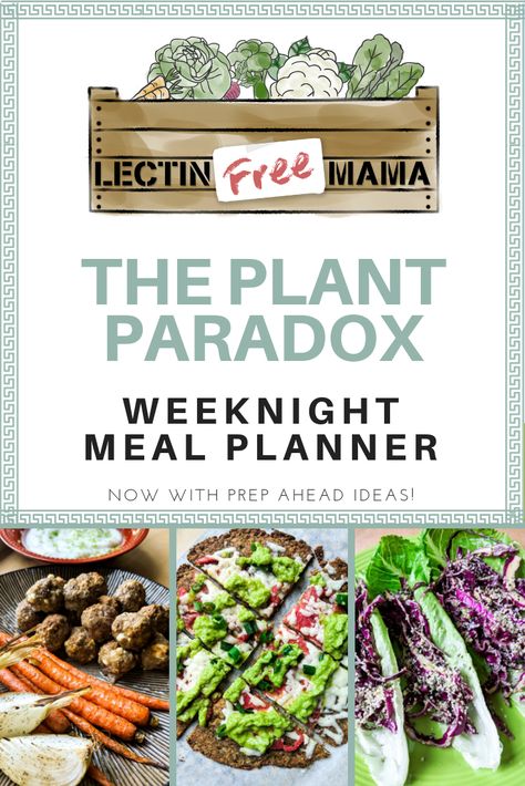 Sign up for The Plant Paradox Weeknight Meal Planner to receive 5 Plant Paradox compliant recipes in your inbox every week! Plant Paradox Food List, Dr Gundry Recipes, Lectin Free Foods, Plant Paradox Diet, Lectin Free Diet, Lectin Free, Plant Paradox, Free Meal Plans, Food Lists