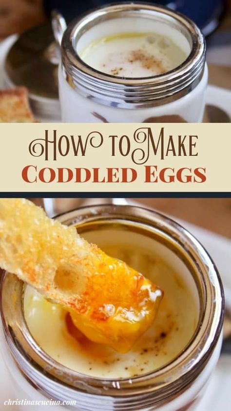 Coddled Eggs How To, Egg Topping Seasoning, Qual Eggs Recipe, Egg Coddler Recipe, 3 Minute Egg, Perfect Over Easy Egg, Different Eggs Styles, Egg Based Meals, Ways To Use Up Eggs