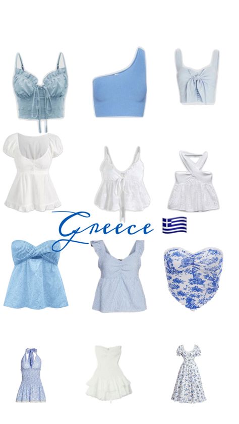 Greece Summer, Summer Tops, Summer 2024, Greece, Clothes