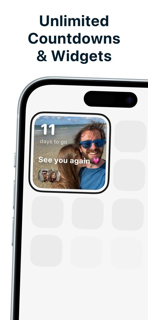 Free countdown widget app called Outside Countdown App, Outside With Friends, Countdown Widget, Event Countdown, Planning App, News Apps, Stunning Photography, Free Fun, Ios Apps