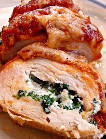 Chicken Rollatini, Food Addict, Dinner Chicken, Awesome Recipes, Lifestyle Change, Healthy Recipies, Spinach Recipes, Skinny Taste Recipes, Recipe Chicken