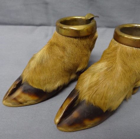 Victorian whitetail deer hoof ashtray ❤️ Deer Hoof, White Tail, Whitetail Deer, Heeled Mules, Mule Shoe, Deer, Heels