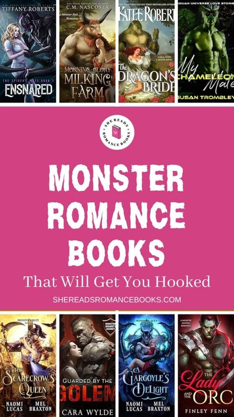 15 Monster Romance Books That Will Make You the Biggest Fan – She Reads Romance Books Monster Romance, Universe Love, Monster Book Of Monsters, Good Romance Books, Romance Authors, Fantasy Monster, Reading Challenge, Fantasy Romance, Latest Trend