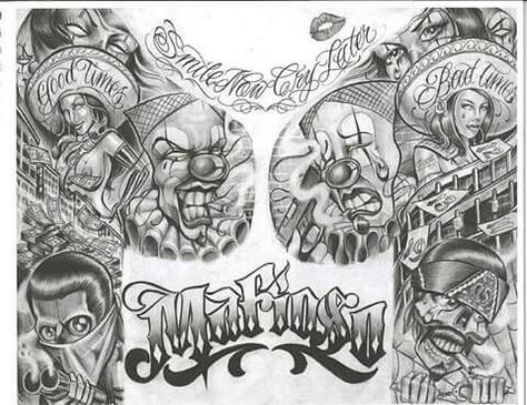 Chicano Jail Tattoos, Boog Tattoo, Mr Cartoon Tattoo, Traditional Chicano Tattoos, Lowrider Tattoo, Art Chicano, Chicanas Tattoo, Chicano Tattoos Sleeve, Art Flash